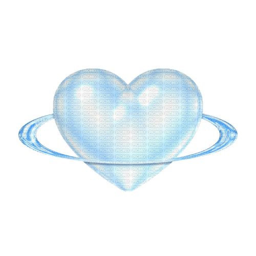 blue webcore heart - gratis png