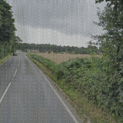 Countryside Rain - Δωρεάν κινούμενο GIF