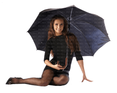 Kaz_Creations Woman Femme Umbrella Parasol - фрее пнг