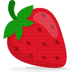Strawberry emoji - ingyenes png