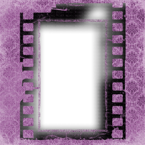kikkapink grunge purple movie frame - darmowe png