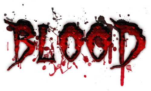 Blood.Text.Red.Victoriabea - gratis png
