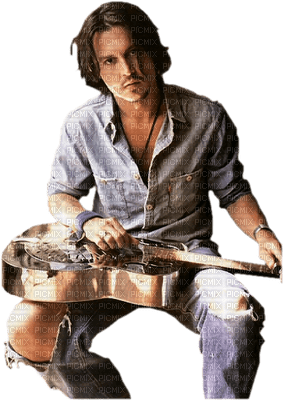 Kaz_Creations Man Homme Guitar - Free PNG