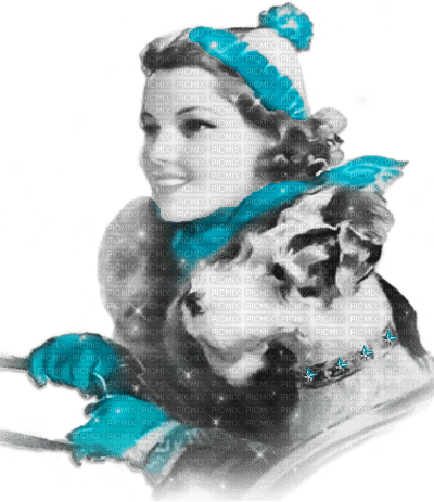 soave woman vintage winter christmas dog animals - besplatni png