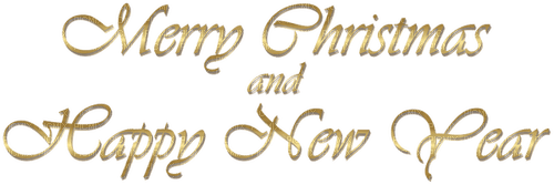 kikkapink merry christmas happy new year text - 免费PNG