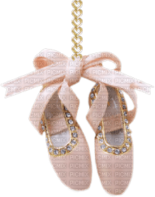 Kaz_Creations  Pink Deco Scrap Colours Ribbons Bows Ballet Shoes - PNG gratuit