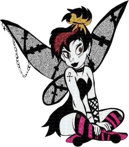 Kaz_Creations Emo-Tinkerbell - png gratuito