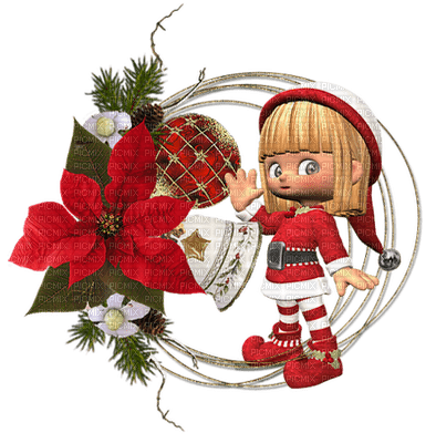 Kaz_Creations Dolls Cookie Christmas Deco - Free PNG