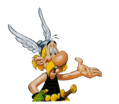 asterix - GIF animasi gratis