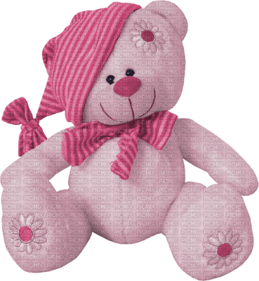 Kathleen Reynolds  Pink Teddy Bear - Free PNG