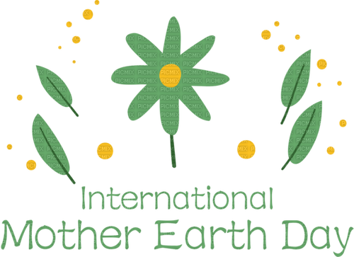 Kaz_Creations Text-International-Mother-Earth-Day - ücretsiz png