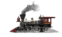 Locomotive - GIF animé gratuit