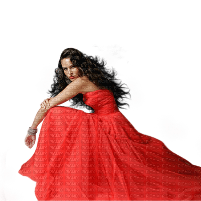 woman in red by nataliplus - ücretsiz png