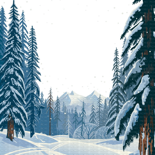 Winter Forest - ücretsiz png