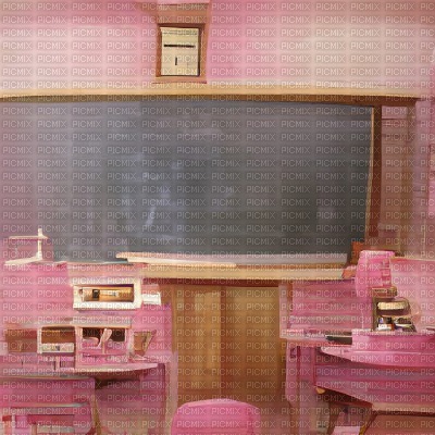 Pink Classroom - Free PNG