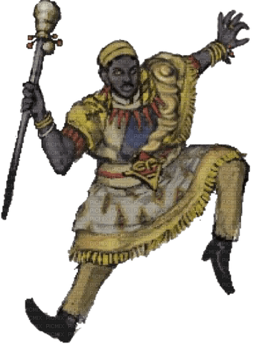 O’saa Battle Sprite Yellow Mage Fear and Hunger - kostenlos png