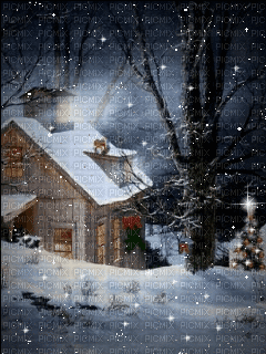 MMarcia gif paisagem inverno fundo - Animovaný GIF zadarmo