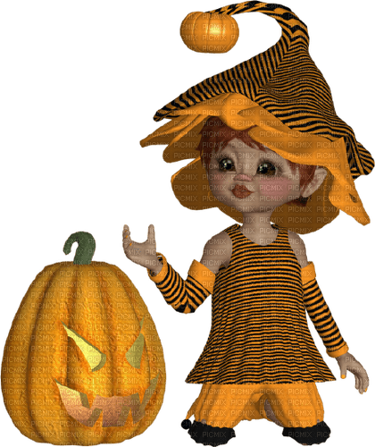 Kaz_Creations Dolls-Halloween - gratis png