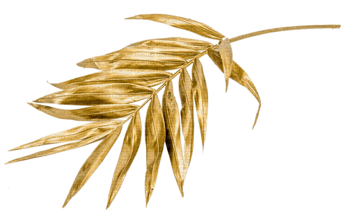 Gold.Feuille.Leaf.Deco.Victoriabea - 免费PNG