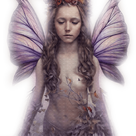 kikkapink fairy girl woman purple - безплатен png