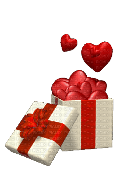 Box Heart  Gif - Bogusia - GIF animasi gratis