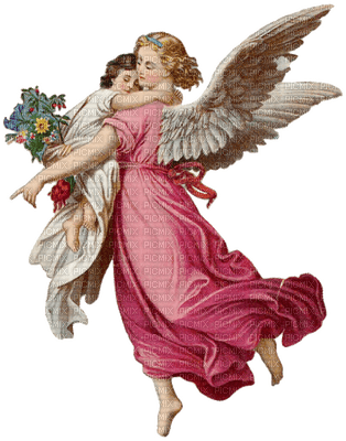 Kaz_Creations Victorian Vintage Angel-Child - png gratis