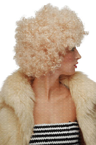 Kaz_Creations Woman-Femme-Wig - png gratis