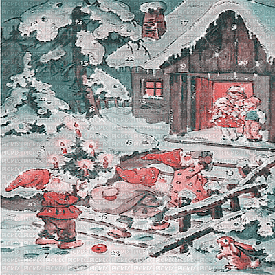 kikkapink winter vintage background christmas gif - Безплатен анимиран GIF