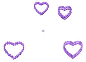 purple hearts - GIF animasi gratis