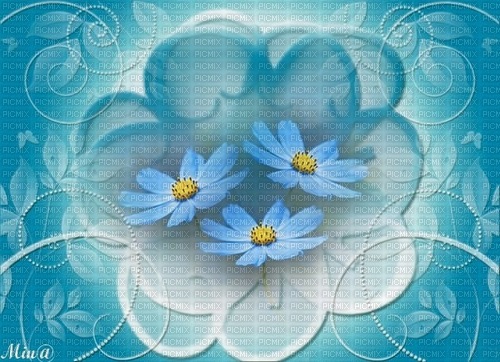 bg blå-lblommor--background -blue-'flowers - фрее пнг