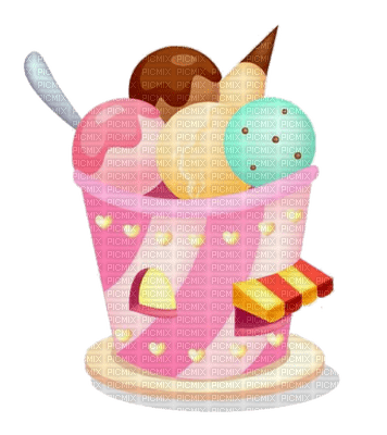 Kaz_Creations Ice Cream Deco - ingyenes png