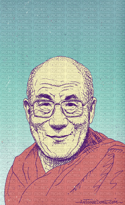 Dalai-Lama - Ilmainen animoitu GIF