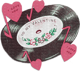 soave deco valentine vintage heart vinyl - zdarma png