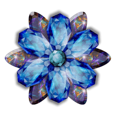 Kaz_Creations Colours Deco Glass Flower - nemokama png