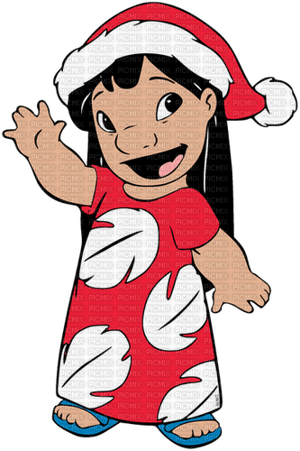 Lilo Stitch Christmas - darmowe png