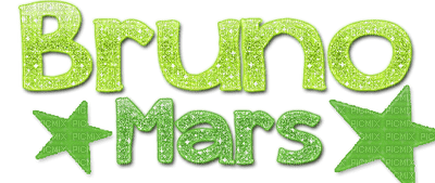 Kaz_Creations Bruno Mars Logo Text - безплатен png