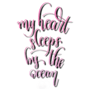 heart ocean sleeps sleep quote text dolceluna - Free PNG