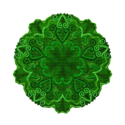 Green Mandala - 免费PNG