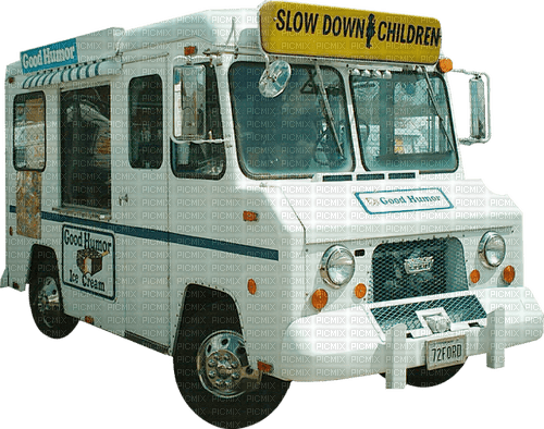 Ice cream truck - zdarma png