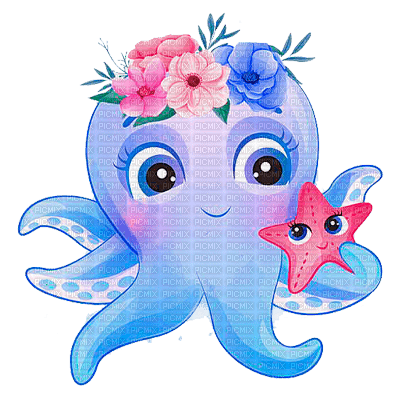 Y.A.M._Summer octopus - darmowe png