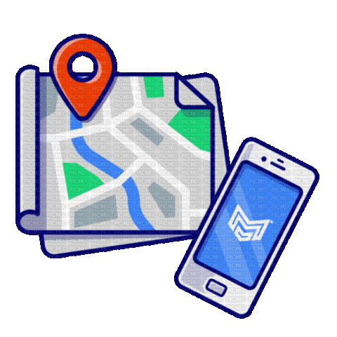 Explore Google Maps - Animovaný GIF zadarmo