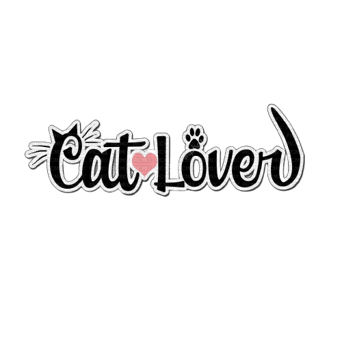 Cat lover - png ฟรี
