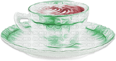 soave deco cup coffee pink green - kostenlos png