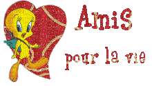 amis pour la vie - Animovaný GIF zadarmo