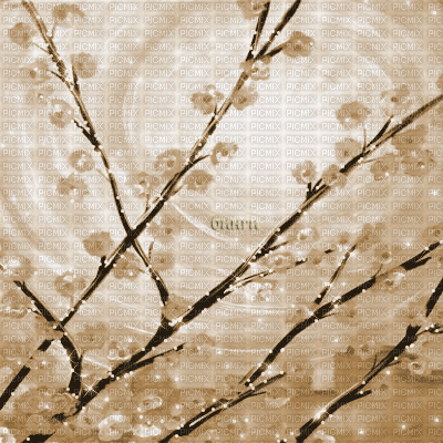 Y.A.M._Japan landscape background Sepia - Gratis animeret GIF