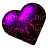 purple spinning heart - Nemokamas animacinis gif