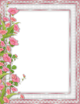 Kaz_Creations Frames Frame With Flowers - darmowe png