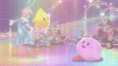 Kirby And The Star - Free animated GIF