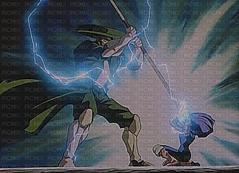 anime fight - Bezmaksas animēts GIF