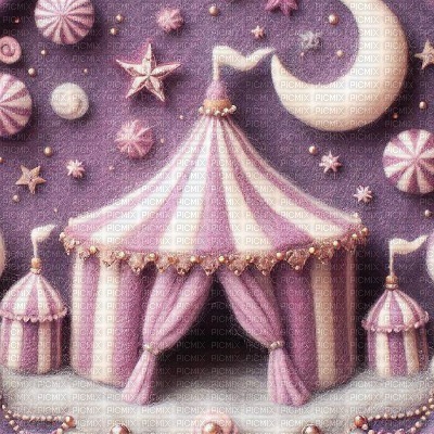 Purple Felted Circus - ücretsiz png